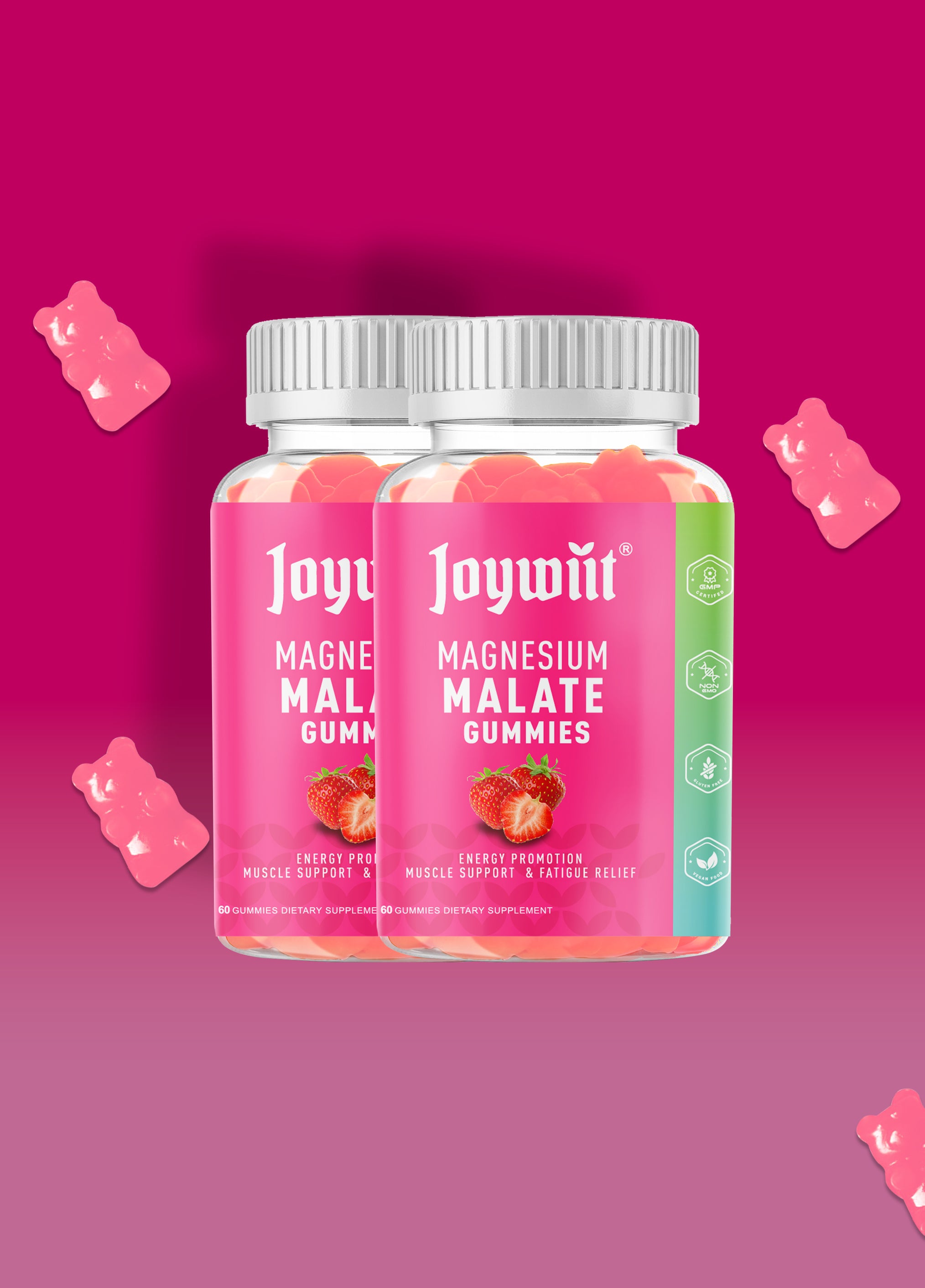 Magnesium Malate Gummies（120 Count） - JOYWIIT