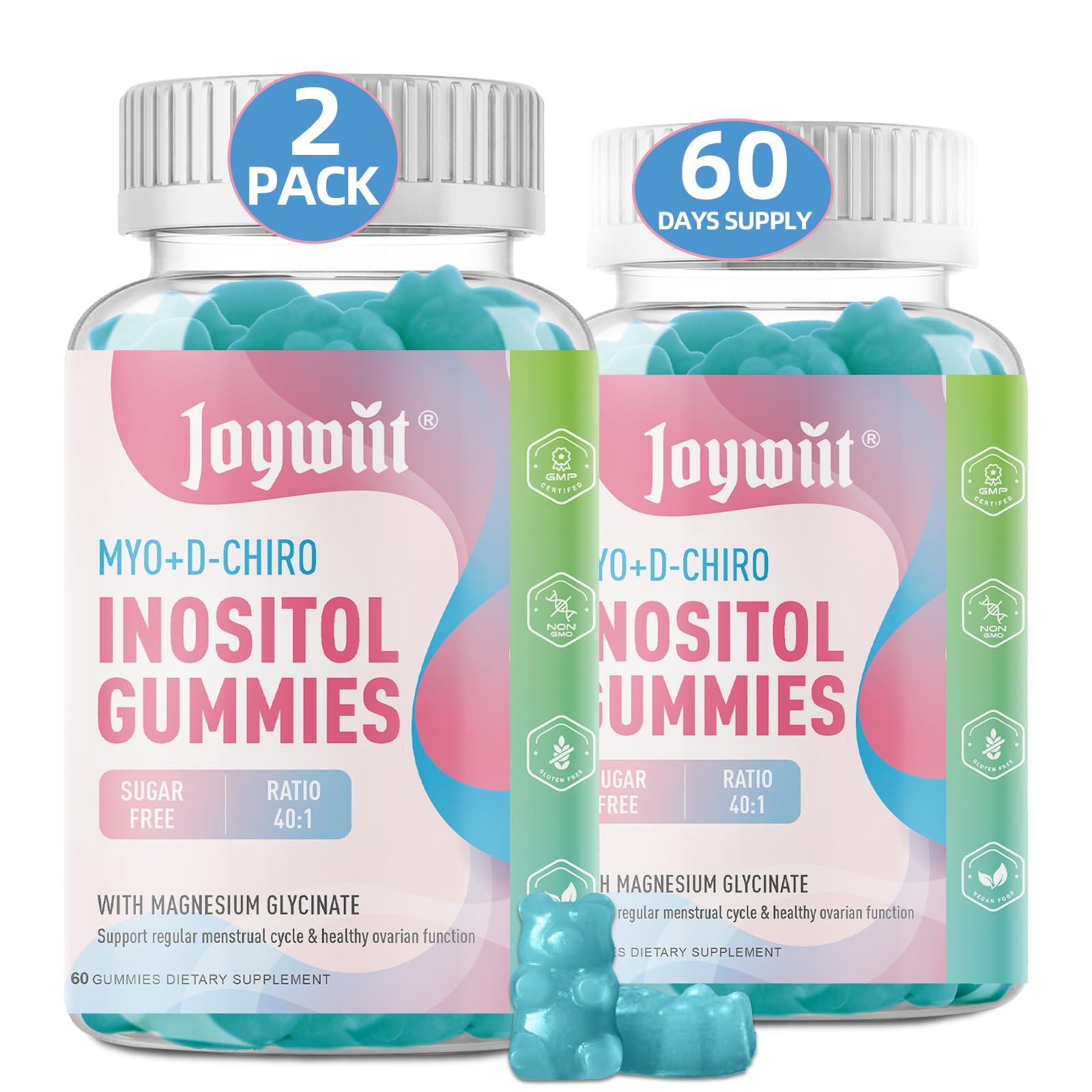 Sugar Free Inositol Gummies （120 Count） - JOYWIIT