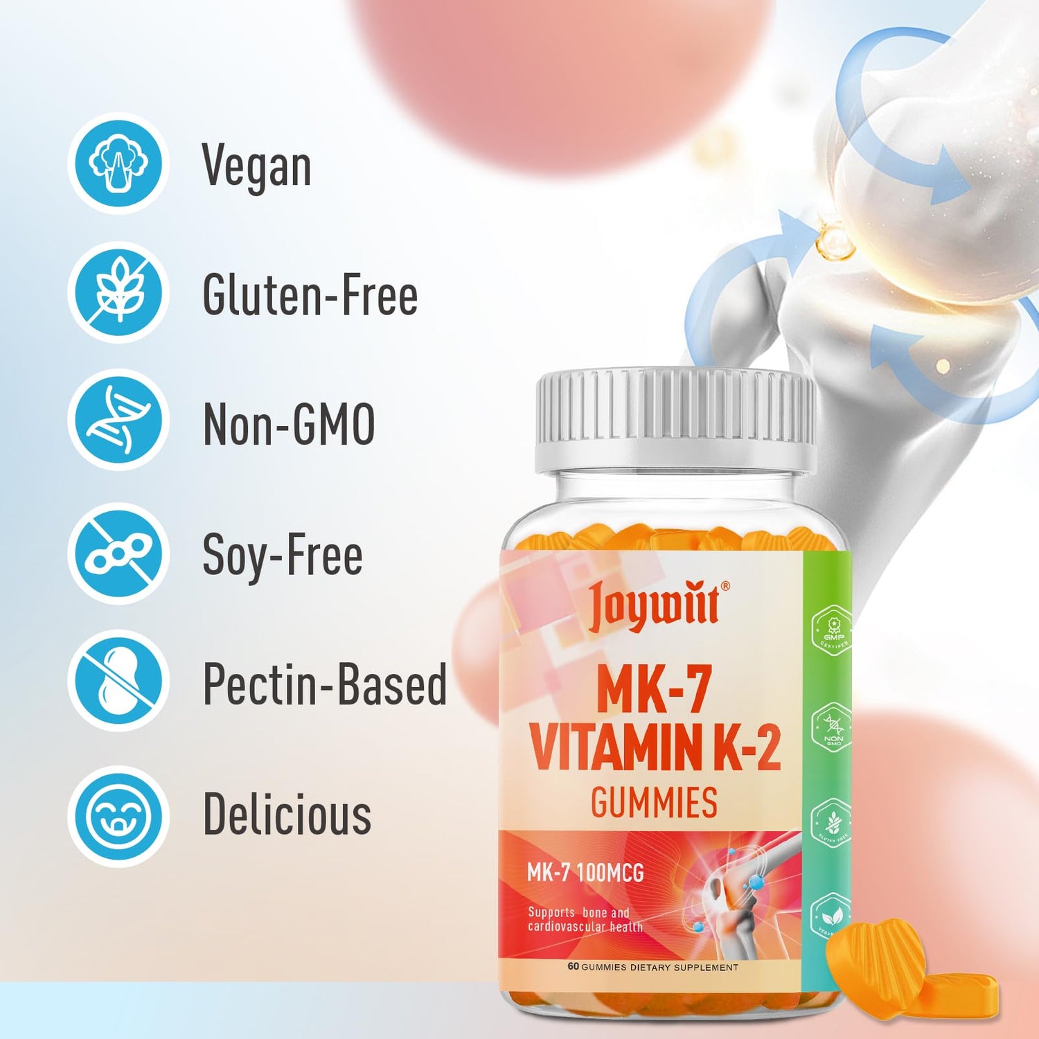 Vitamin K2 MK-7 Gummies - JOYWIIT