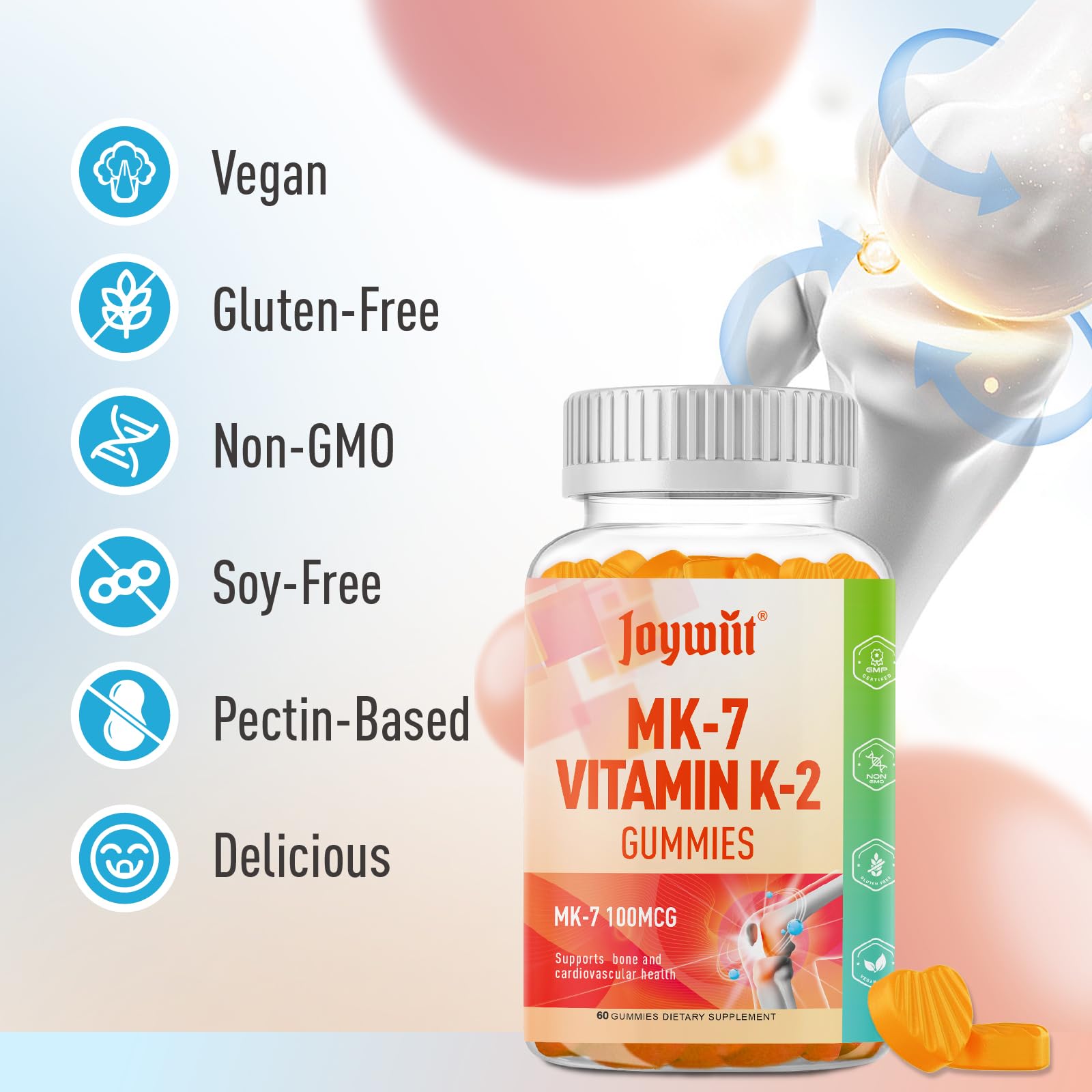 Vitamin K2 MK-7 Gummies - JOYWIIT